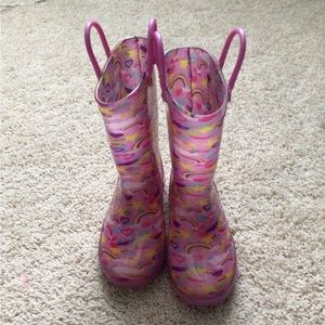 Girls Rain Boots Size 10